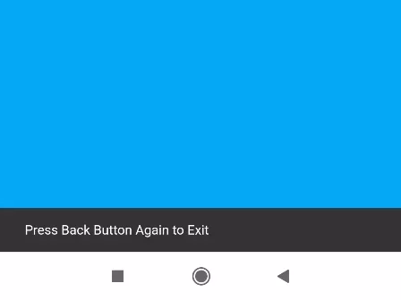 How to Make ʺDouble Press Back Button to Exitʺ in Flutter