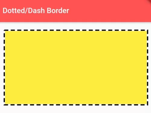 How to Make Dotted/Dash Border on Container in Flutter