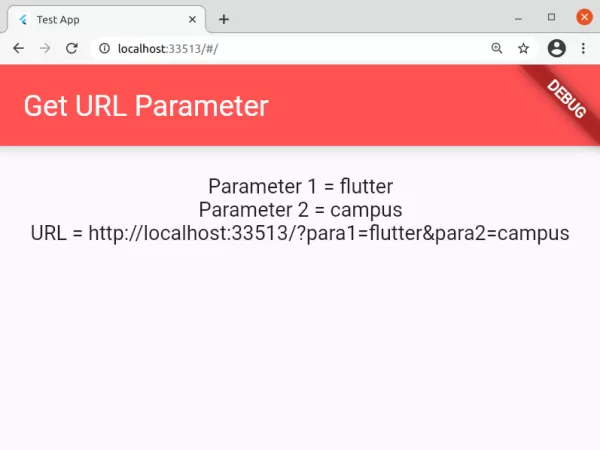 How to Read GET Query Parameters from URL in Flutter Web