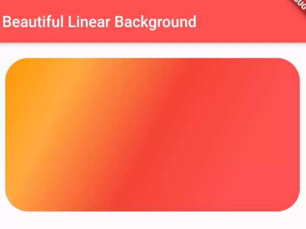 How to set Linear Gradient Background on Container in Flutter