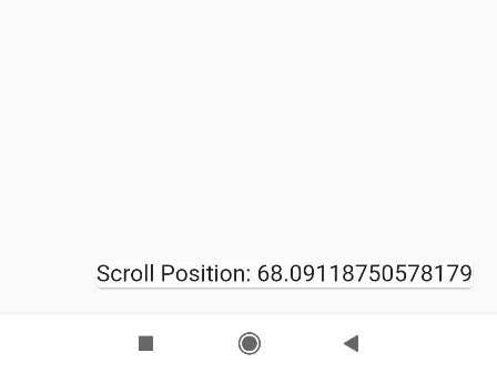 How to Get Scroll Position Offset in Flutter