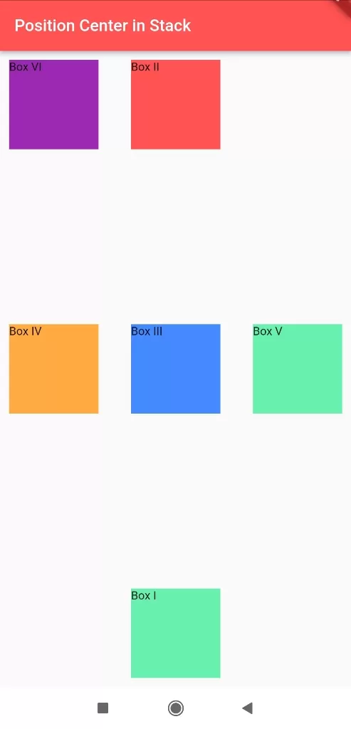 How to Position Widget in Stack Layout in Flutter illustration