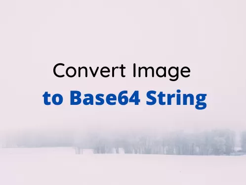 How to Convert Image to Base64 Encoding in Flutter/Dart