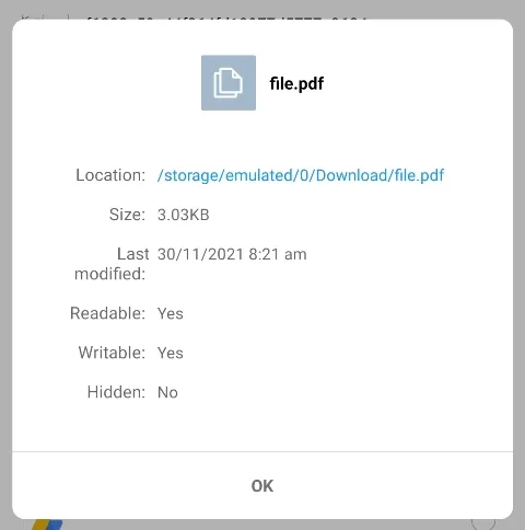 How to Save Files from URL to Download Folder in Flutter screenshot