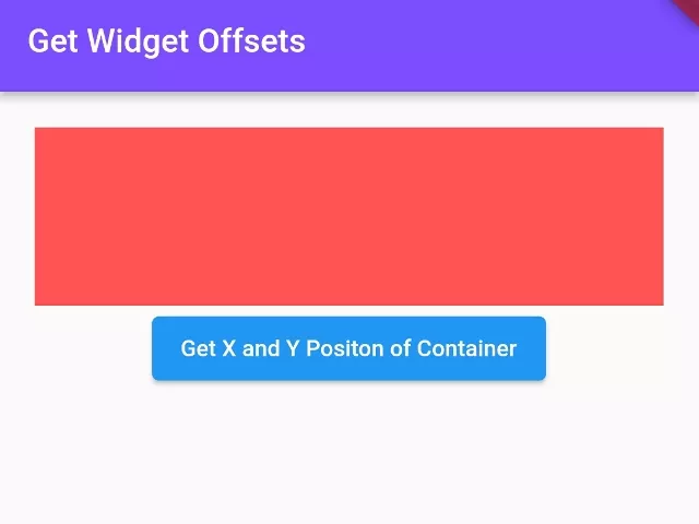 How to Get X and Y Coordinates of Widget in Flutter