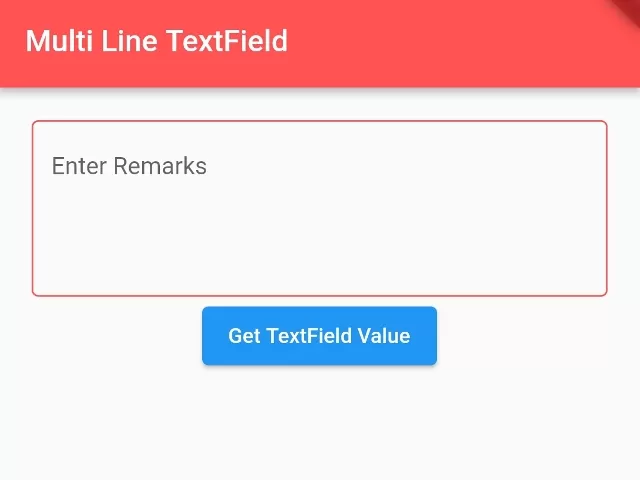 How to Make Multi Line TextField Input TextArea in Flutter